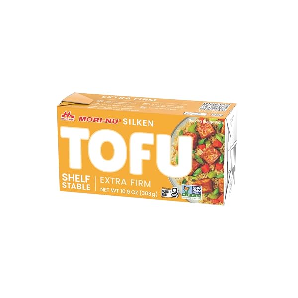 MORI-NU SILKEN TOFU EXTRA FIRM | SMOOTH AND CREAMY | LOW FAT, GLUTEN-FREE, DAIRY-FREE, VEGAN, MADE WITH NON-GMO SOYBEANS, KSA KOSHER PARVE | SHELF-STABLE | 10.9 OZ X 12 PACKS
