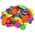 Creative Arts by Charles Leonard Foam Shapes, Assorted Colors, 264 Pieces/Bag (70526)