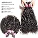 Sunber Brazilian 100% Unprocessed Virgin Kinky Curly Human Hair Weave 3 Bundles Deep Curly Hair Extensions Mixed Length Natural Color (8 10 12inch)