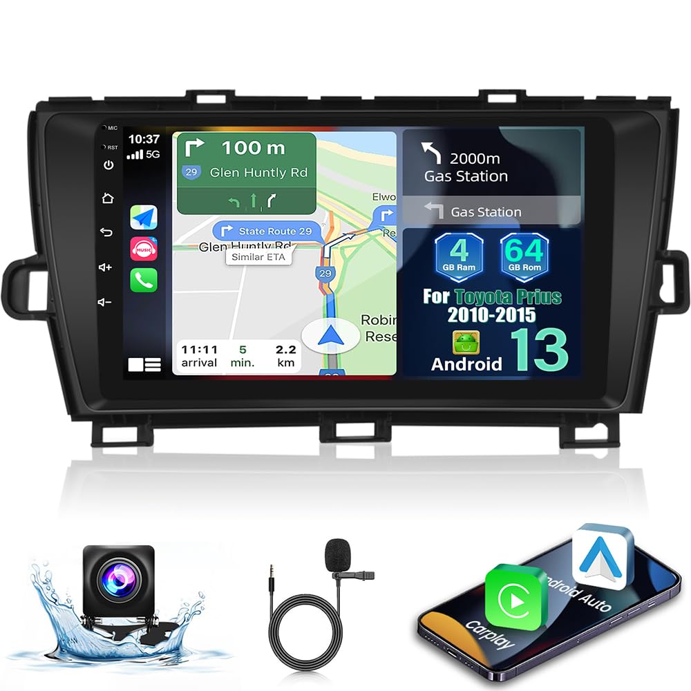 thumbnail image 2 of ESSGOO 9" Carplay & Android Auto GPS Radio Stereo For Chevrolet Camaro 2010-2015 – 2 DIN, 1280x720 IPS Touchscreen 2 of 3