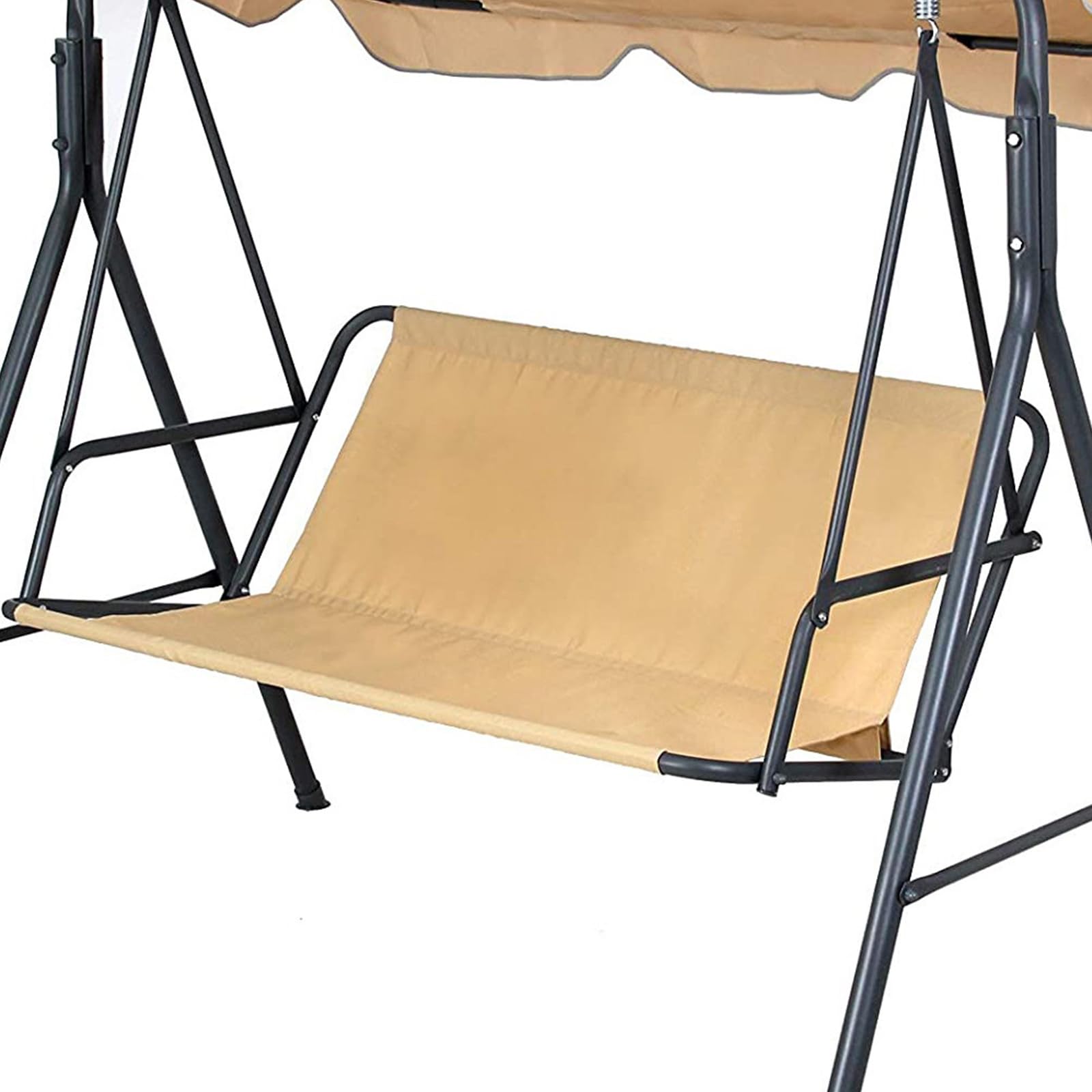 Photo 1 of Swing Seat Cover Replacement, 600D Thickened Oxford Waterproof Chair Bench Replacement Cover Outdoor Swing Cushion Cover for 3 Seater Patio Garden Swing Chair?58.3x19.7x19.7in, Beige