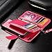Joopapa iPhone 7 Case, iPhone 7 Wallet case, Pu Leather Magnet Stand Wallet Credit Card Holder Flip Case Cover Built-in 9 Card Slots Case for Apple iPhone 7 (Pink)