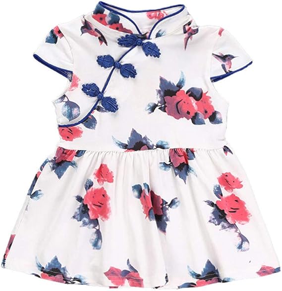 Amazon Co Jp Yumiki ベビー服 子供服 女の子 ワンピース ドレス ノースリーブ 蝶結び 花柄 可愛い オシャレ プリンセス 通園 発表会 旅行 記念日 プレゼント12か月 ３歳 服 ファッション小物