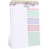 Oleyzee To Do List Notepad - To Do List Notebook for Work with 52 Sheets, 6.5" x 9.8" Undated Daily Planner Notebook, To Do List Pad for Schedule, Daily To Do List Notepad for Office, Home (Purple)