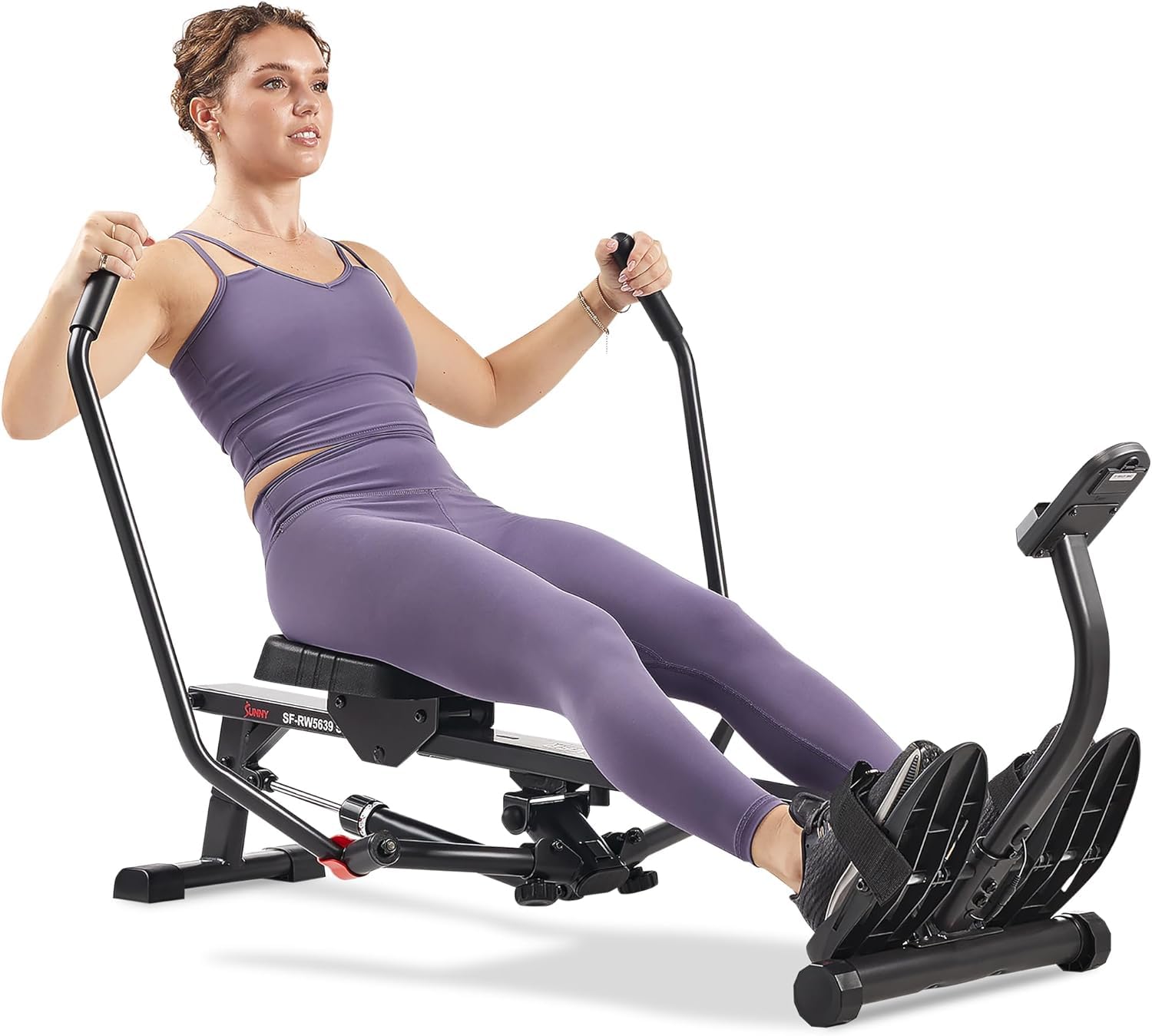 Photo 1 of ** FACTORY SEALED**
Sunny Health & Fitness Smart Compact Full Motion Rowing Machine, Full-Body Workout, Extra-Long Rail, 350 LB Weight Capacity and Free SunnyFit® App Enhanced Bluetooth Connectivity SF-RW5639SMART