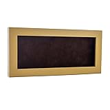 13x34 Shadow Box Frame Natural Wood | with a