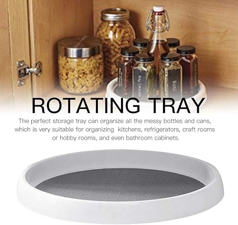Sweetdream Non Skid Pantry Cabinet Lazy Susan Turntable 12 Inch