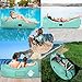 Legit Camping Inflatable Lounger with Carrying Bag & Pockets for Indoors/Outdoors – Blow up Couch & Inflatable Sofa with Headrest & Securing Stake- for Camping Beach or Pool (Sea Green)