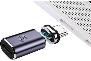 YoungSelly USB C Magnetic Adapter and USB C Connector, USB C Connector Right Angle Support USB PD 100W Quick Charge, Faster D