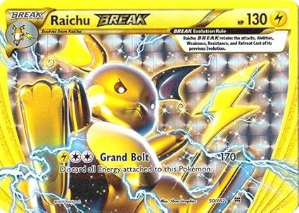 Pokemon Raichu Break 50162 Xy Breakthrough