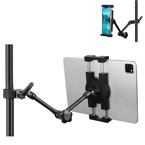 Mippko iPad Holder for Microphone Stand/Mic Music Stand,Tablet