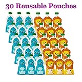 30 Reusable Baby Food Pouches