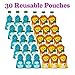 30 Reusable Baby Food Pouches