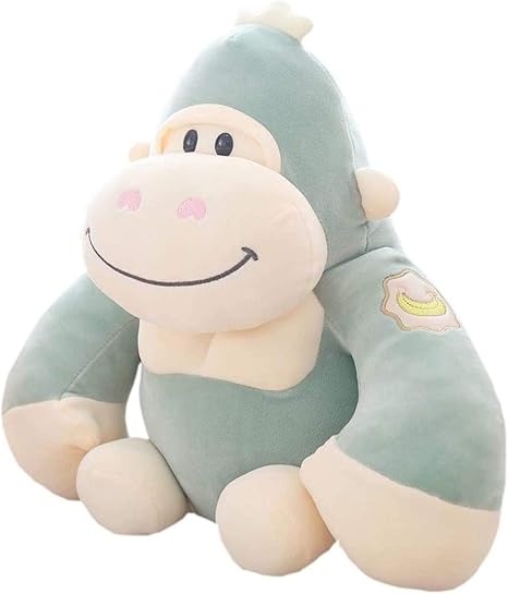 Amazon ゴリラ ぬいぐるみ 特大 縫い包み 猿おもちゃ 可愛い もちもち 笑顔 癒し系 グリーン オレンジ ブラック チョコレート 添い寝 高弾力 多機能 抱き枕 クッション 洗える キャラクター お人形 動物 トイ クリスマス 子供部屋 お誕生日 プレゼント ギフト インテリア