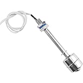 Elecall 4" Float Switch Stainless Steel Tank Water Level Sensor 110V ES10010 Wire Length 12inch