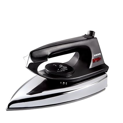 Usha EI 2802 1000-Watt Ultra Lightweight Dry Iron (Black)