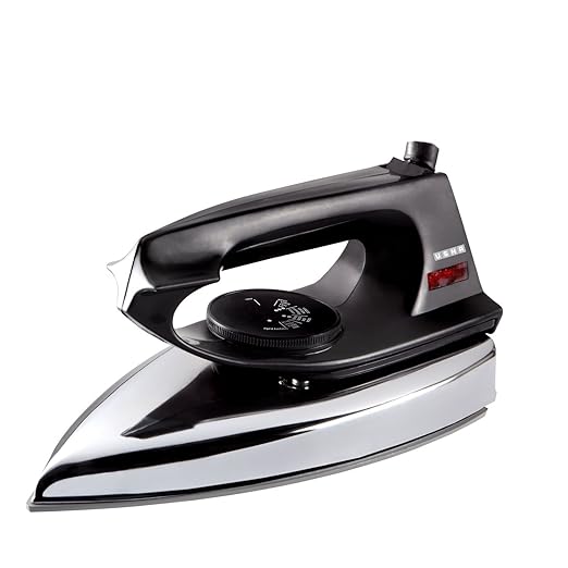 Usha EI 2802 1000-Watt Ultra Lightweight Dry Iron (Black)