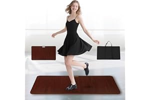 Fancat Tap Board for Tap Dancing, 47 1/4" L x 27 1/2" W Professional Tap Dance Floor, Portable Tap Dance Board for Home, Studio and Outdoor Use, Superior Sound, Lightweight Design
