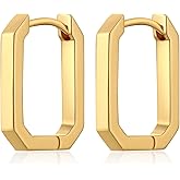 ZDaoBen Simple Hoop Earrings for Women, Hypoallergenic Hoops Jewelry Huggies Sleeper Earrings 925 Sterling Silver Ear Post 18MM 20MM 25MM