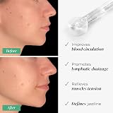 Plantifique Gua Sha Jade Tool - Natural Face Massage & Skincare view 2