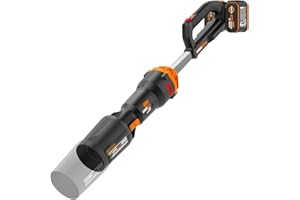 WORX Nitro WG585 40V Cordless Leaf Blower, Electric Blower with 620CFM & 165MPH, Blowers for Lawn Care with Brushless Motor & 3 Speed Control, 2 Batteries & Charger Included
