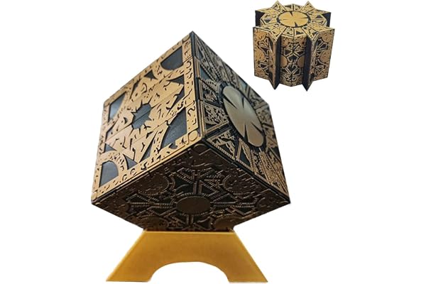 Hellraiser Puzzle Box, Detachable and Rotatable Puzzle Box Deformable, Suitable for Children a nd Adults Novelty Scary Film P