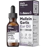 Marie Originals Mullein Garlic Ear Oil Drops for Earwax Care (1 Pack) | Olive Oil, Calendula and St Johns Wort, Herbal Ear Ache Drops, Balanced Ear Moisture 1 fl oz.