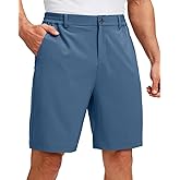 G Gradual Men's Golf Shorts with 5 Pockets 9" Light Weight Stretch Quick Dry Casual Dress Work Shorts for Men