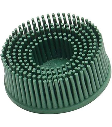 Disque Brosse Abrasive 3M Bristle 115 Mm, P50, Vert - Filetage M14 (24537)