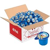 French Vanilla Creamer Singles, Individual Coffee Creamers, 48 Pieces | Delight French Vanilla Creamer for Home, Office or On the Go, Flavorful Coffee Experience Anytime, Liquid, breakroom stations