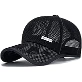FASHIXD Mesh Baseball Cap for Men Women Summer Running Sports Hat Breathable Quick Dry Trucker Hats