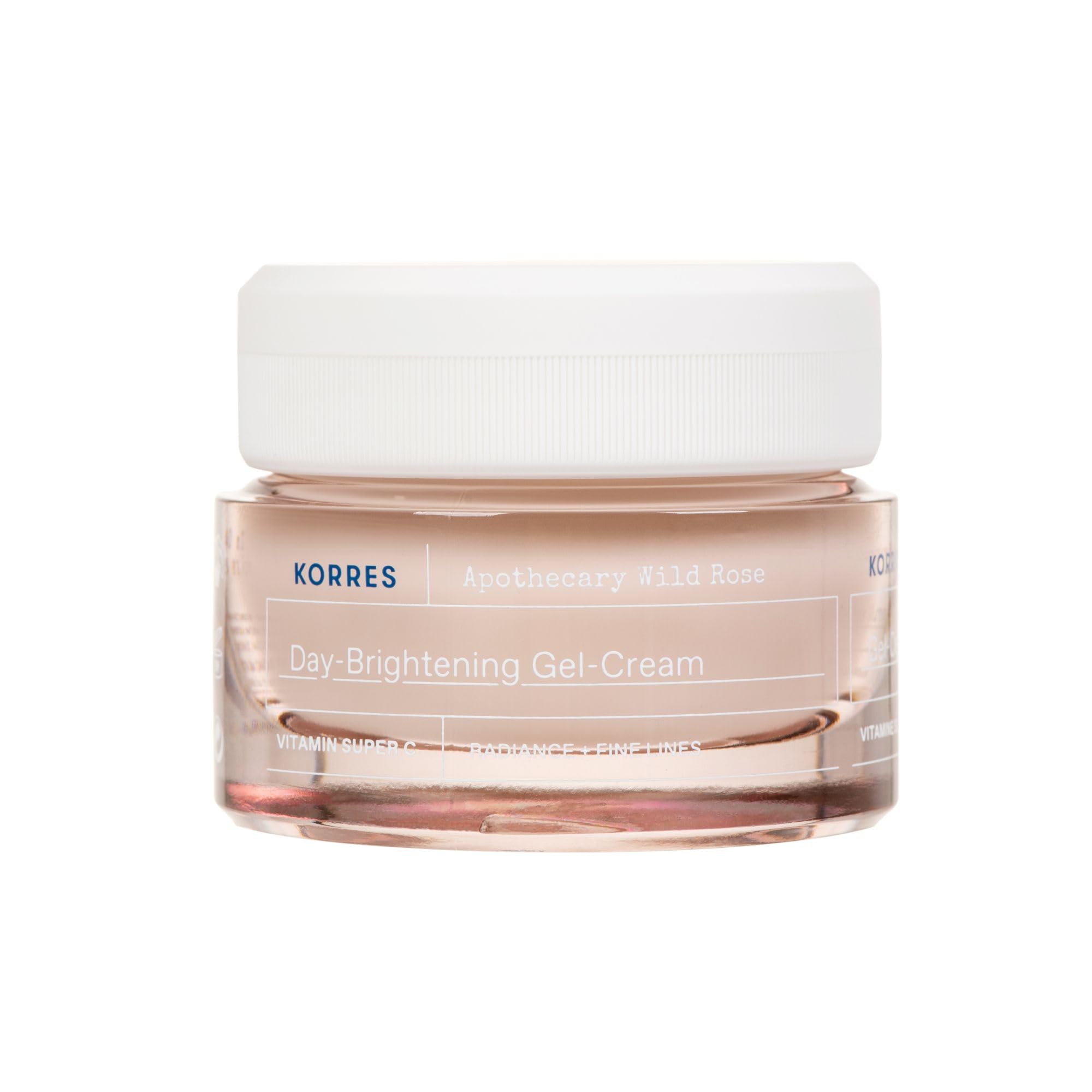 KORRES APOTHECARY WILD ROSE Gel Cream for Radiant Complexion - Normal Skin and Combination Skin, 40 ml, Dermatologically Tested, Vegan