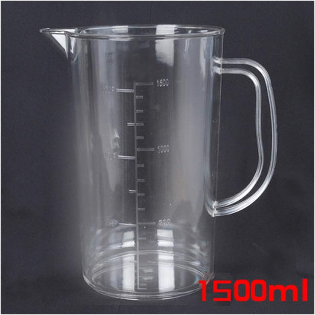 CHENTAOCS Acrylic Plastic Measuring Cup 500ml With Scale 2000ml Heat Milk Tea Shop (Color : 1500 ml)