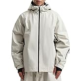 GSOU SNOW Mens Ski Jacket Baggy Snowboard Jacket Womens Insulated Snow Jacket Waterproof Windproof Loose Ski Coat for Skiing