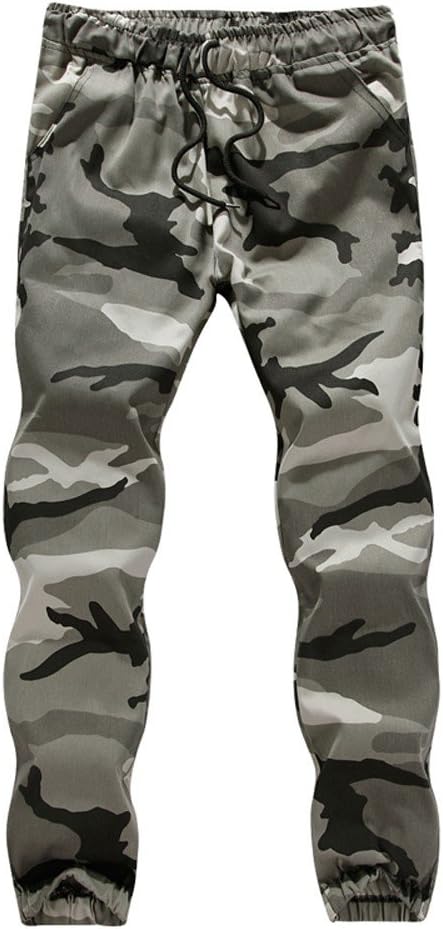 Mens Camouflage Sweatpants, Men's Casual Jogger Sportwear Loose Baggy Harem Pants Slacks Trousers Long Pants for All Season
