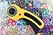 Quilter’s Cut Deluxe Rotary Cutter, 45mm Ergonomic Handle Works with All Major Brands (45mm, Yellow)