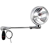 Unity (330GM) 6" Diameter x 100W Post-Mount/Door-Mount Spotlight with Chrome Head for Ford/Chevrolet