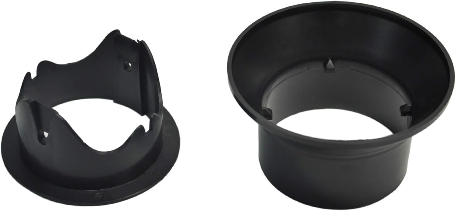 Myard Gutter Downspout Adapter/Connector fits 3" (Schedule 40) PVC Rain Water Drain Down Pipe