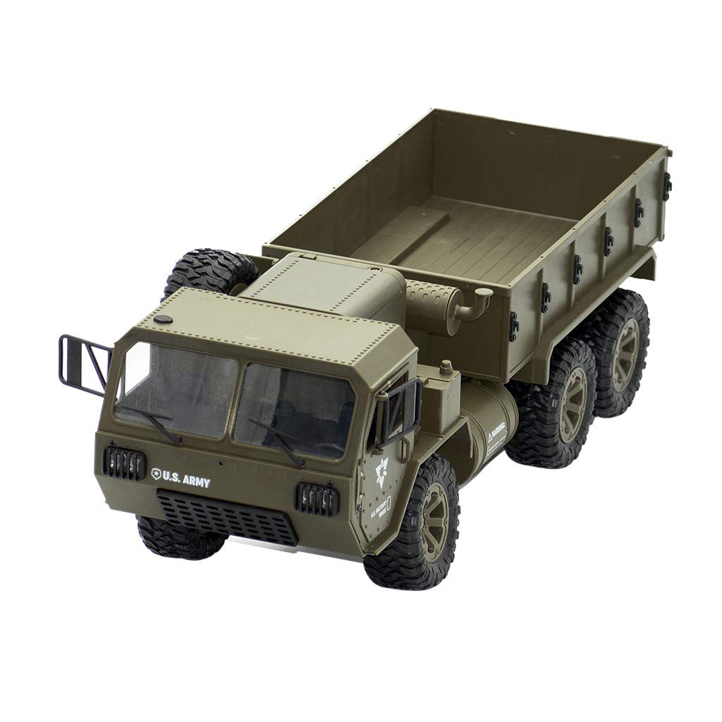 Wotryit Fayee FY004A 2.4G 1/16 6WD Off-Road Climbing RC Car US Military Truck RTR,Flexible Steering,