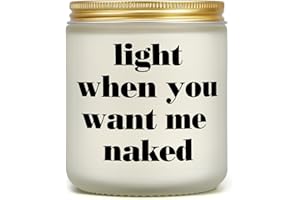 CINGUE Funny Gifts for Boyfriend Husband Him Her Girlfriend Wife, Romantic I Love You Gift for Valentine‘s Day Anniversary, Birthday Gifts for Men Women Couple Fiance - Lavender Scented Candle