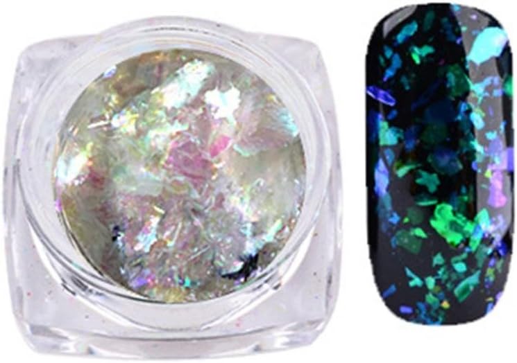 LtrottedJ Nail Art Gorgeous Chameleon Mirror Powder Manicure Chrome Pigment Glitters 0.2g (B)