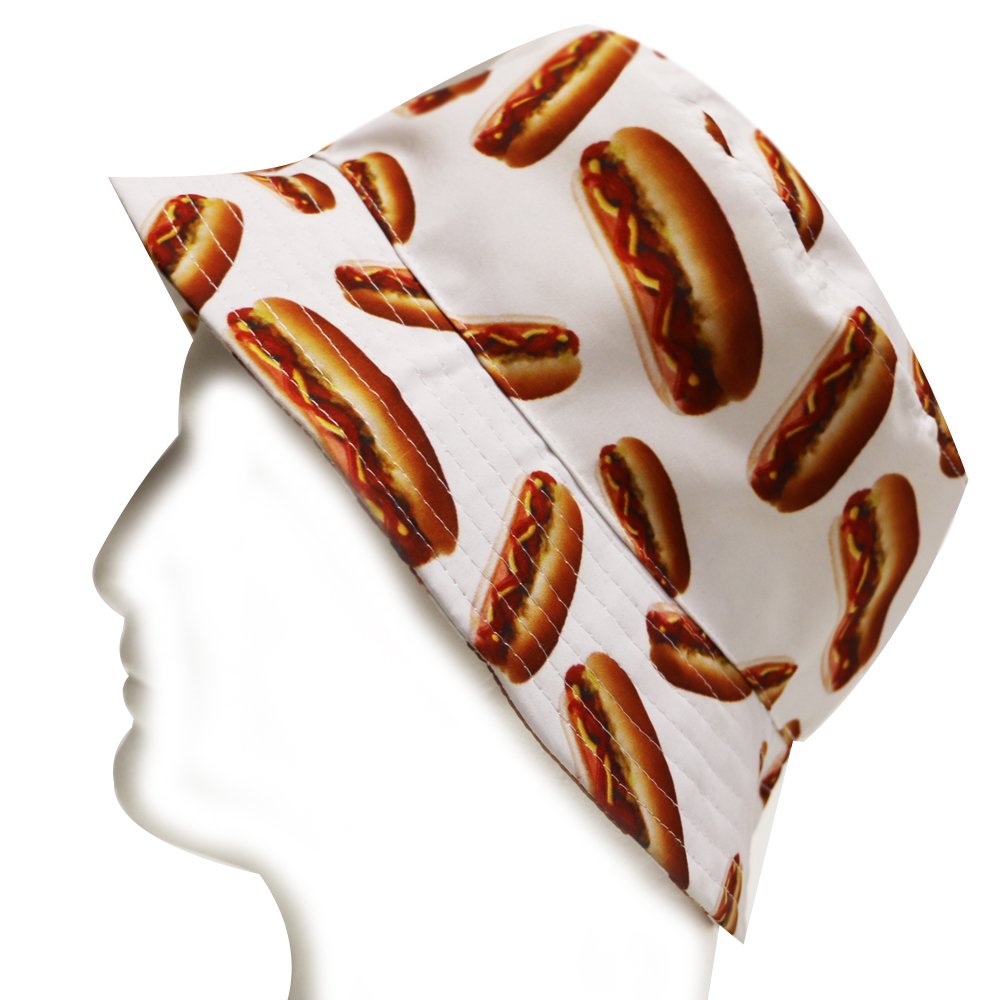 hot dog bucket hat