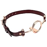 ReptiLeisure Metal Open Mouth Gag BDSM Oral O Ring