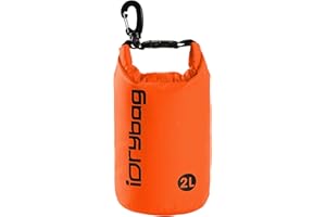 IDRYBAG Dry Bag for Kayaking Waterproof 2L/5L/10L/15L/20L, Small Dry Sack Waterproof Bag for Boating