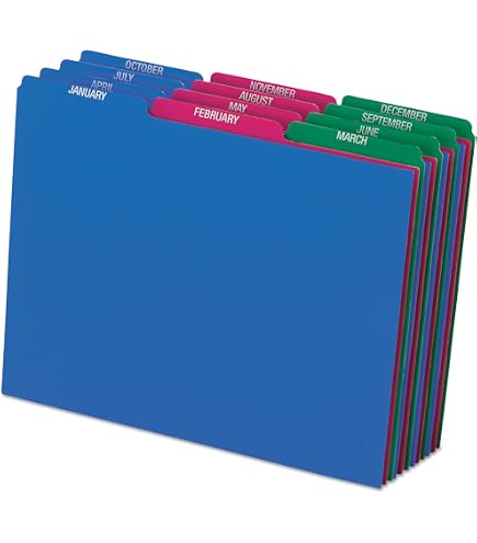 Amazon.com : Pendaflex 40143 Top Tab File Guides, Daily/1-31, 1/5