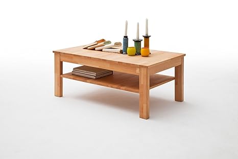 lifestyle4living Tisch, Couchtisch, Wohnzimmertisch, Salontisch, Kaffeetisch, Beistelltisch, Sofatisch, Telefontisch, Kernbuc