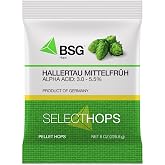 BSG Hops Hallertau Mittelfr&uuml;h Hop Pellets 8 oz.