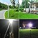 Bestqool Outdoor Solar Street Light Dusk to Dawn (Light Sensor Included), 1500LM 10W 6000k Led Security Light for Street,Garden,Yard,Driveway