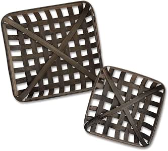 tobacco decor basket square