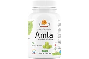 Sewanti Organic Amla Digest, Digestant, Laxative, rejuvenative, NPN 80065069, 60 Vegan High Potency Extract Capsules, 500mg
